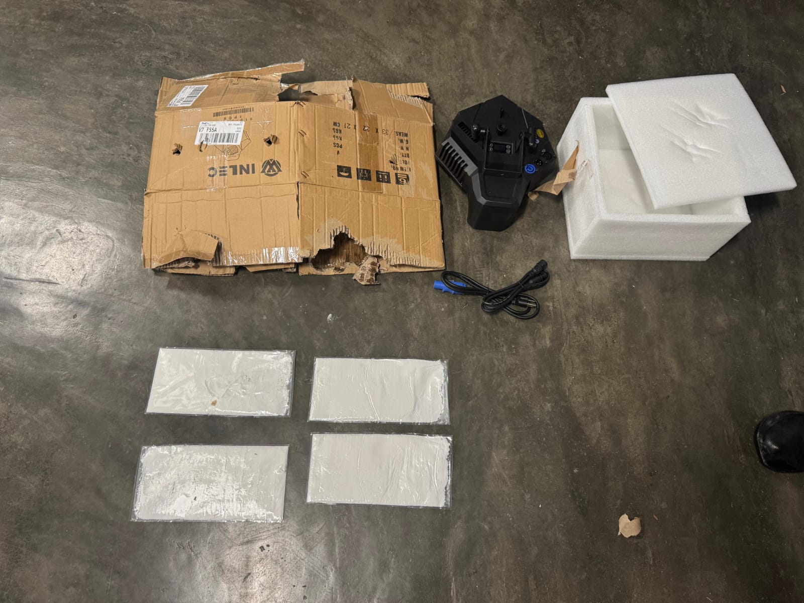 Incautan presunta cocaína en el AILA con destino al Reino Unido