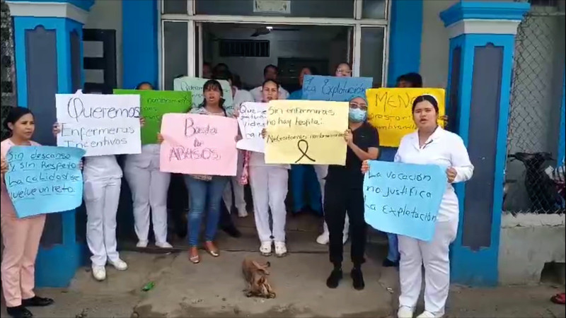 Enfermeras paralizan labores por 24 horas en hospitales del país y exigen cumplimiento de acuerdos