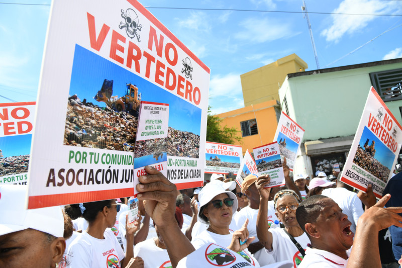 Comunitarios de La Cuaba rechazan aprobación de planta de residuos y anuncian nuevas protestas
