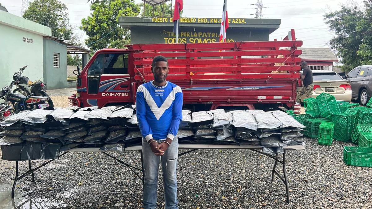 Incautan más de 150 paquetes de presunta marihuana en Azua