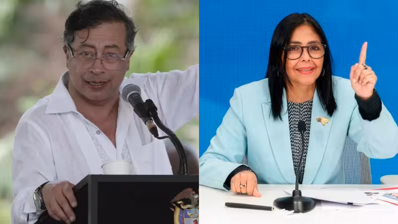 Gustavo Petro viajará a Caracas para reunirse con Delcy Rodríguez el 24 de abril