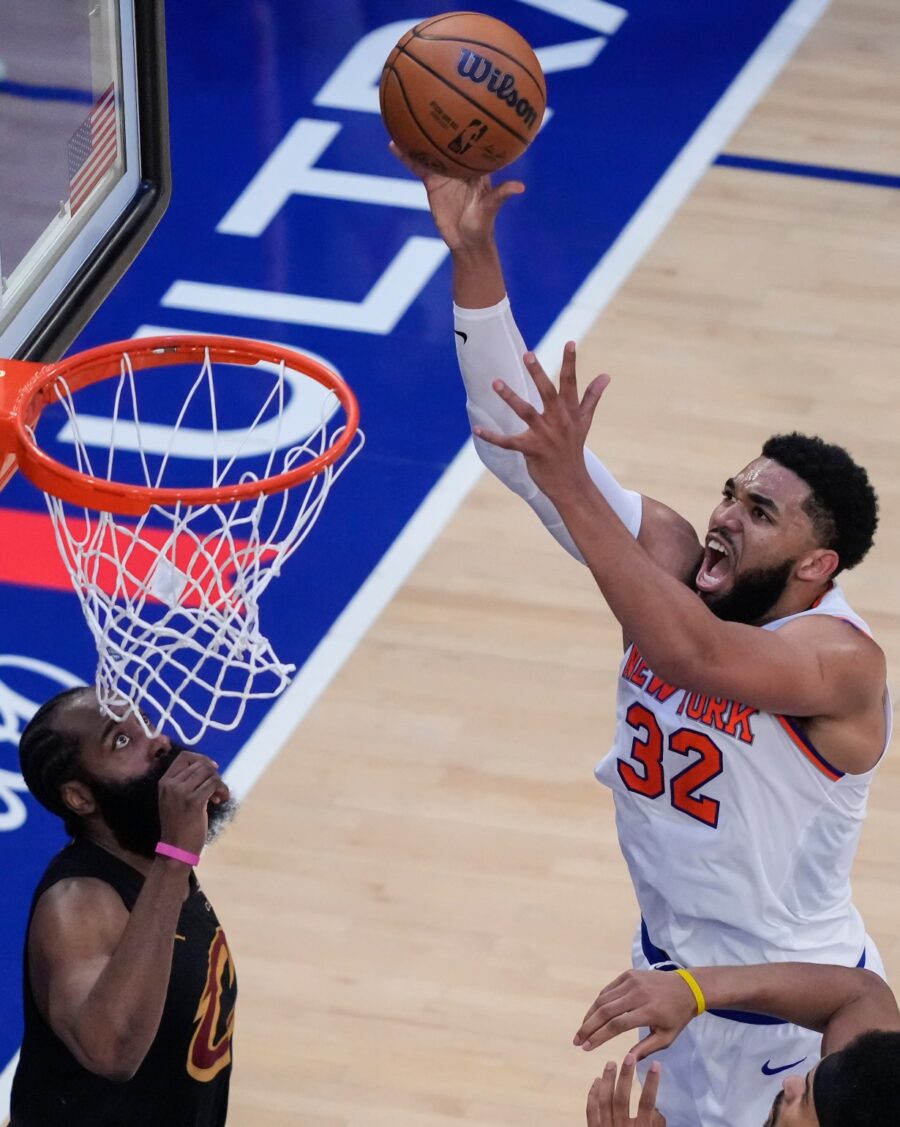 Knicks logran remontada histórica ante los Cavaliers con protagonismo de Karl-Anthony Towns