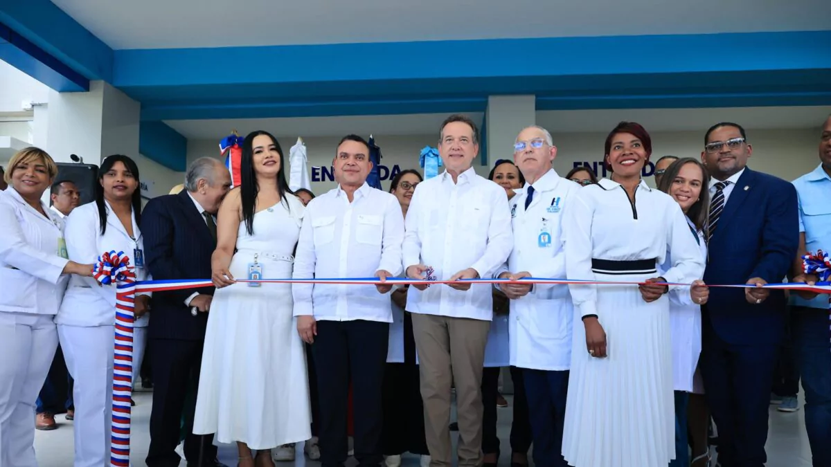 Inauguran áreas remozadas del Hospital Vinicio Calventi con inversión de RD$984 millones