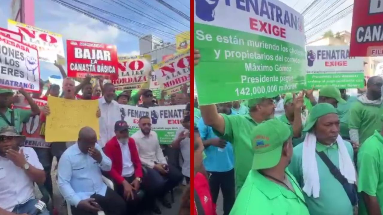 Transportistas de Santo Domingo Norte denuncian impacto del alza de precios y medidas gubernamentales