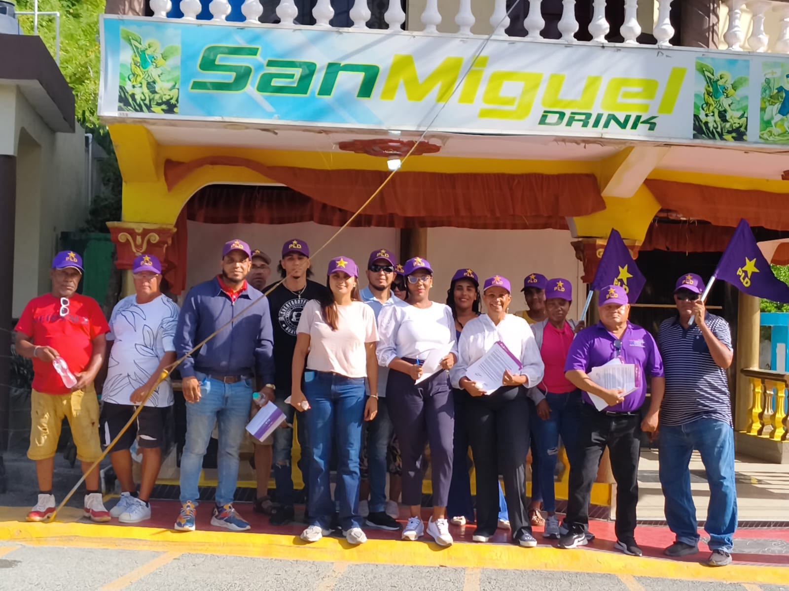 Dirigente del PLD asegura organización fortalece su presencia en Peravia con jornadas de inscripción y contacto ciudadano