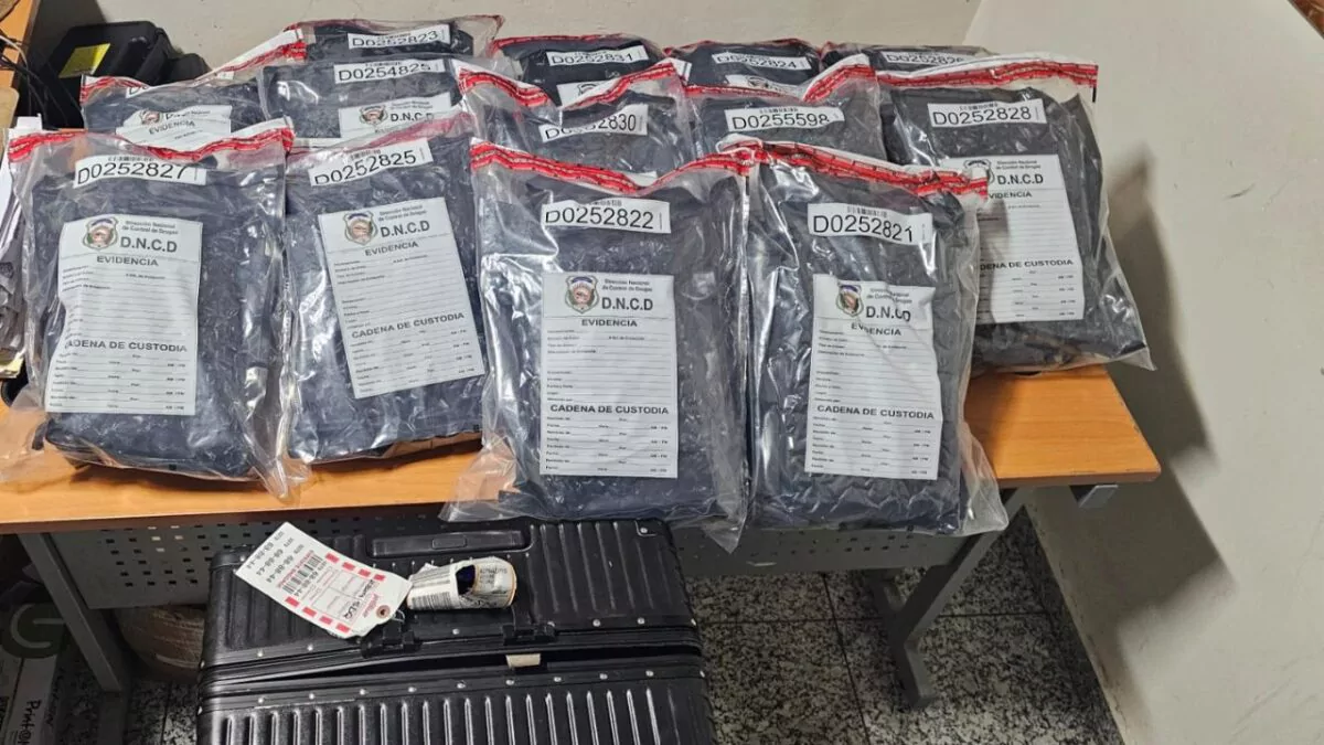 DNCD decomisa 25 paquetes de presunta marihuana en el Aeropuerto de Las Américas