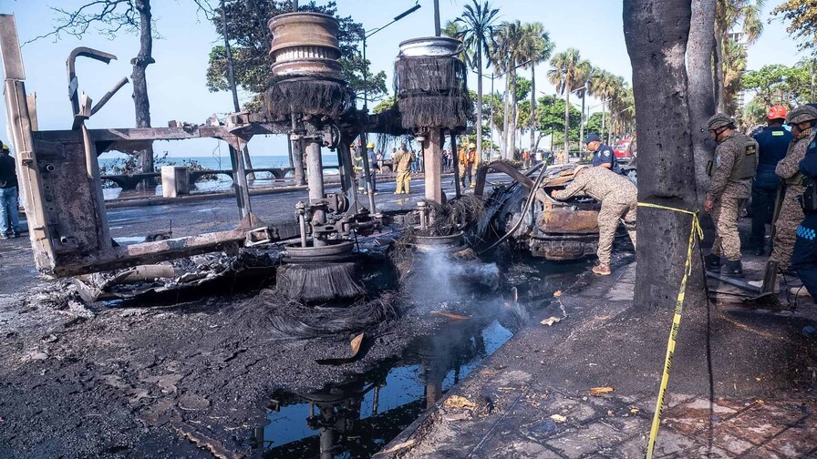 Identifican a las dos víctimas del accidente con camión de combustible en la avenida George Washington