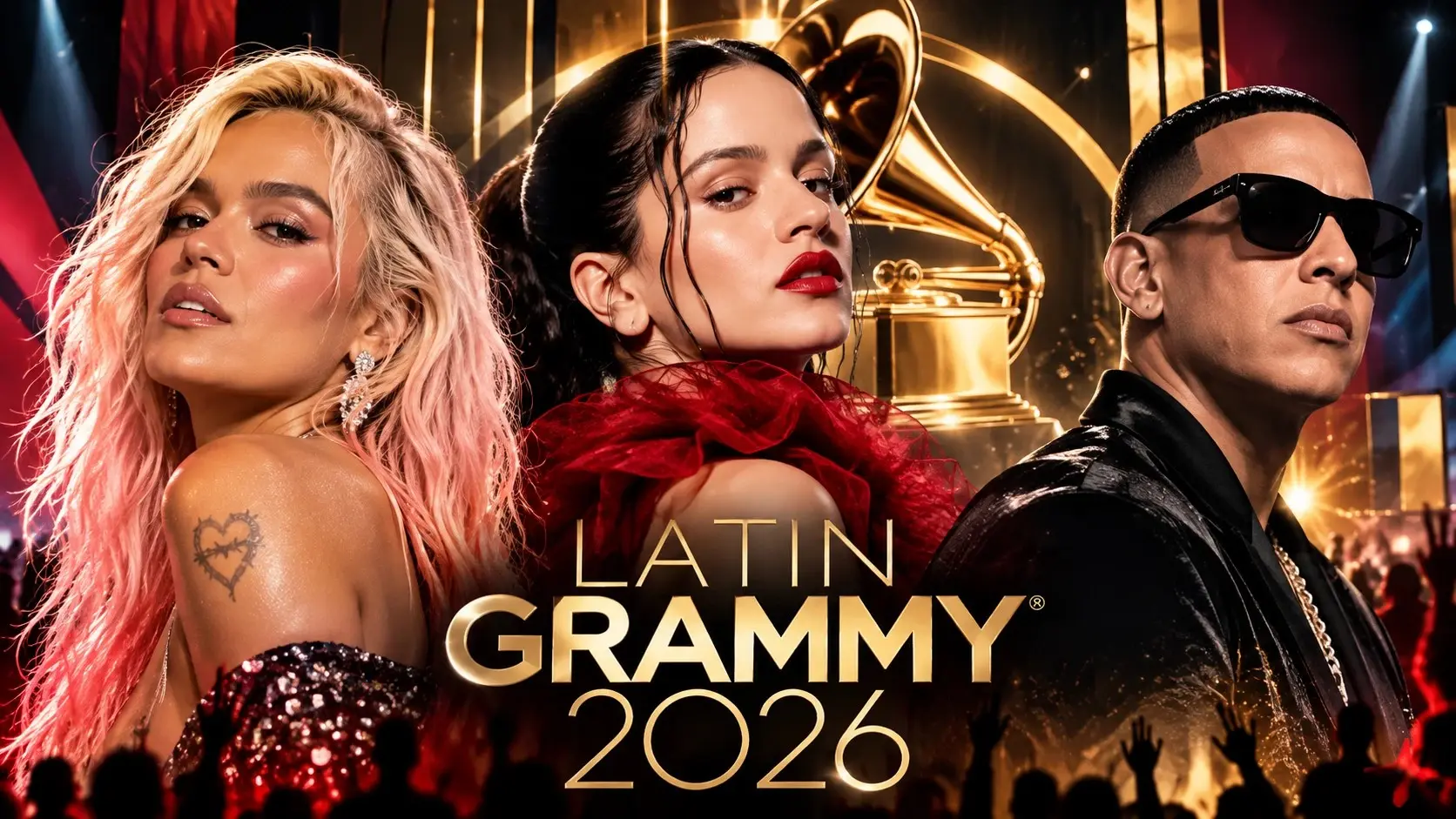 Rosalía, Daddy Yankee y Karol G destacan entre las estrellas de los Latin Grammy 2026