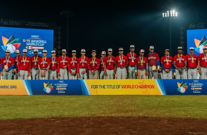 RD hace historia y conquista su primera plata en un Mundial de Béisbol U15